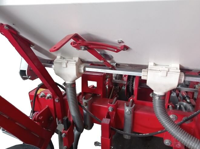 mibzer kol ayarlı plastik kursaklı gübre ünitesi