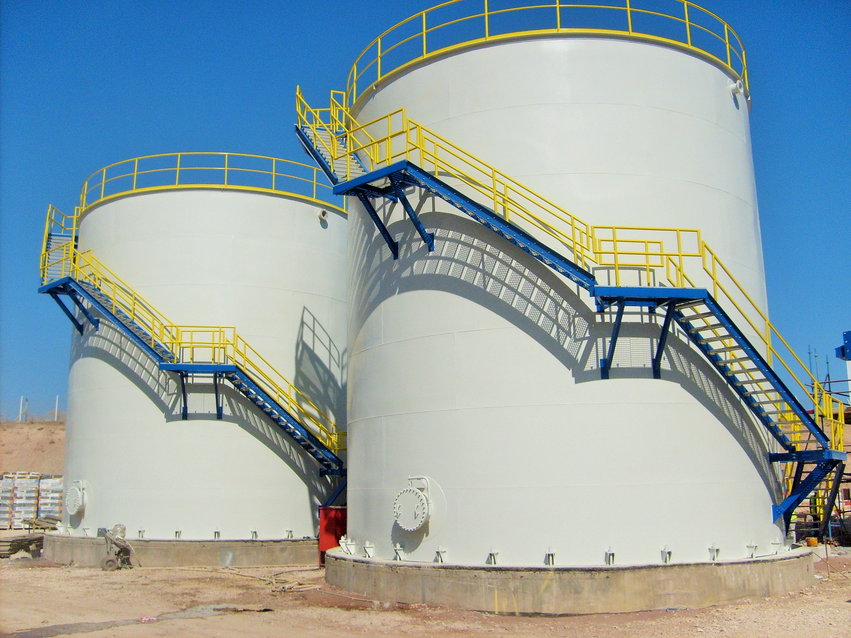 Kombine Çevrim Güç Santrali Deminirilize Su Depolama Tankı ve Yangın Söndürme Tankı İmalat ve Montajı