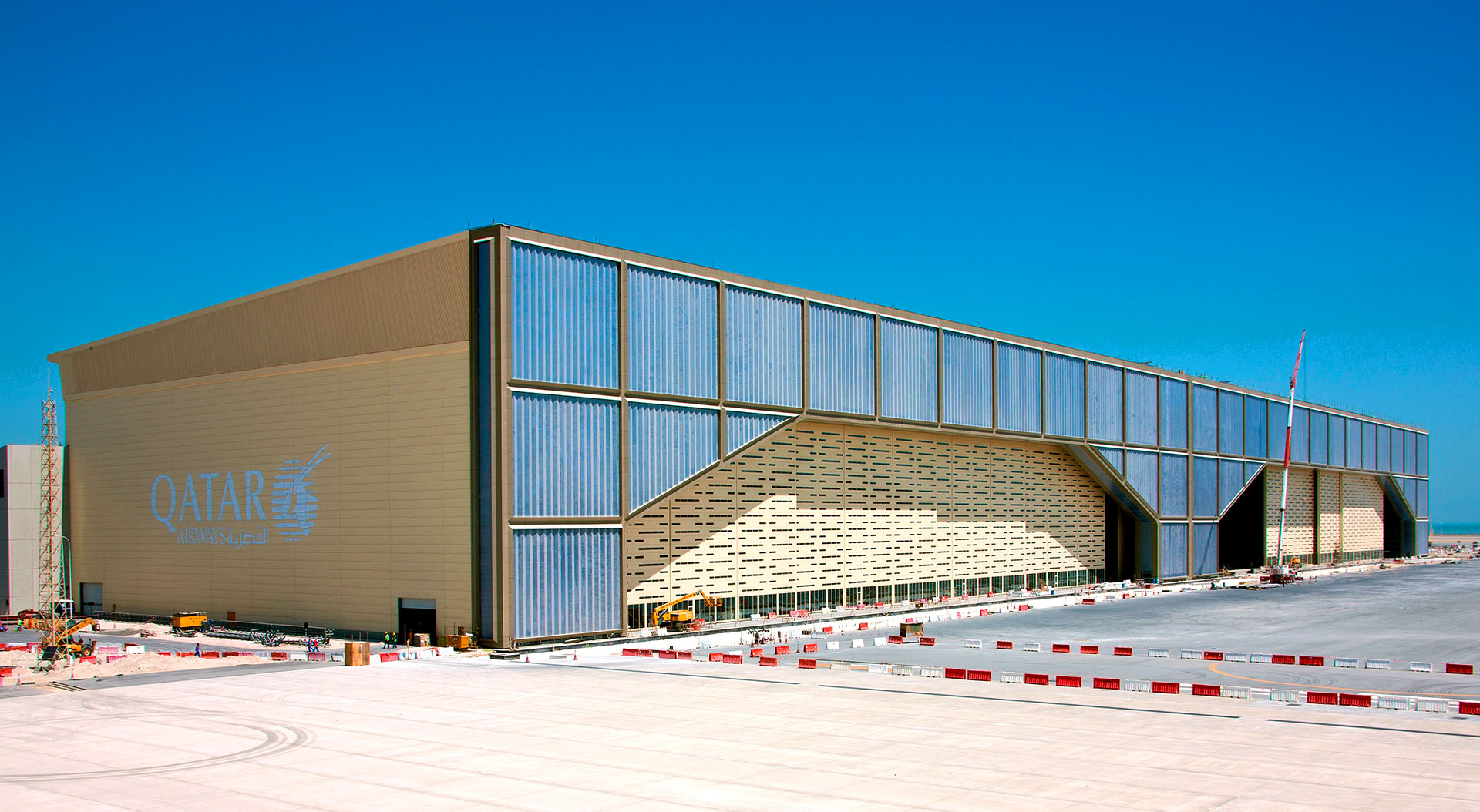 Yeni Doha Havaalanı Uçak Bakım Hangarı Montajı
