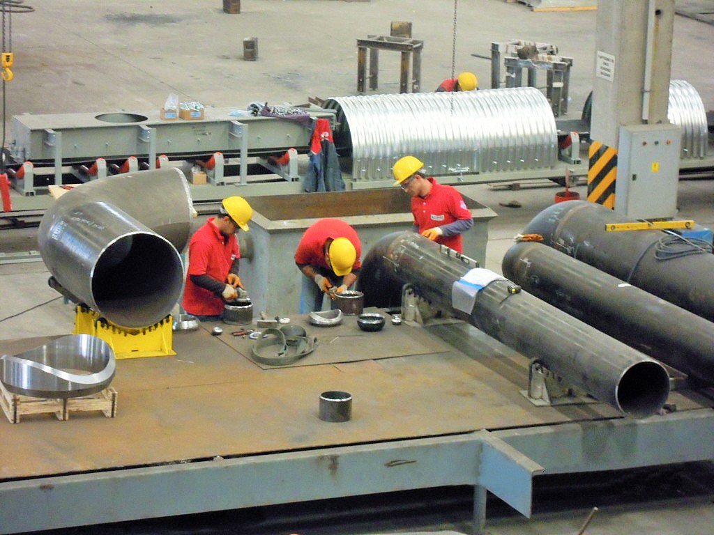 Bandırma Doğalgaz Kombine Çevrim Santrali HRH / IP Ve LP Buhar Sistemleri Boru Ön İmalatları