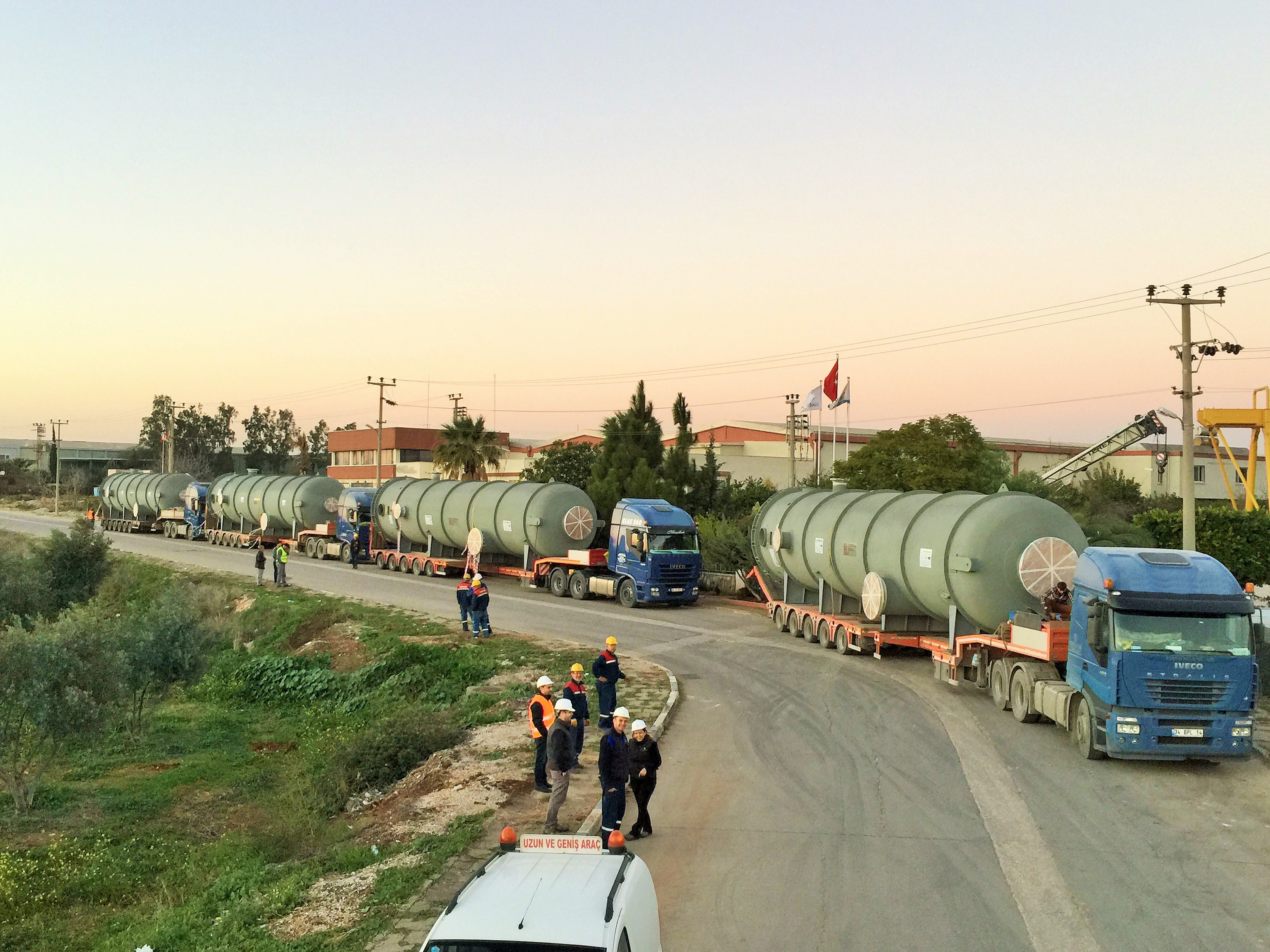 45 MW Alaşehir Jeotermal Enerji Santali HP & LP Separator ve Demister İmalatları