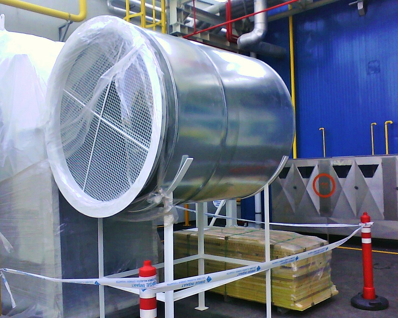 Tessa Projesi Deterjan Fabrikası Yeni Air Heater Sistemi Mekanik, İnşaat, Elektrik İmalat ve Montaj İşleri