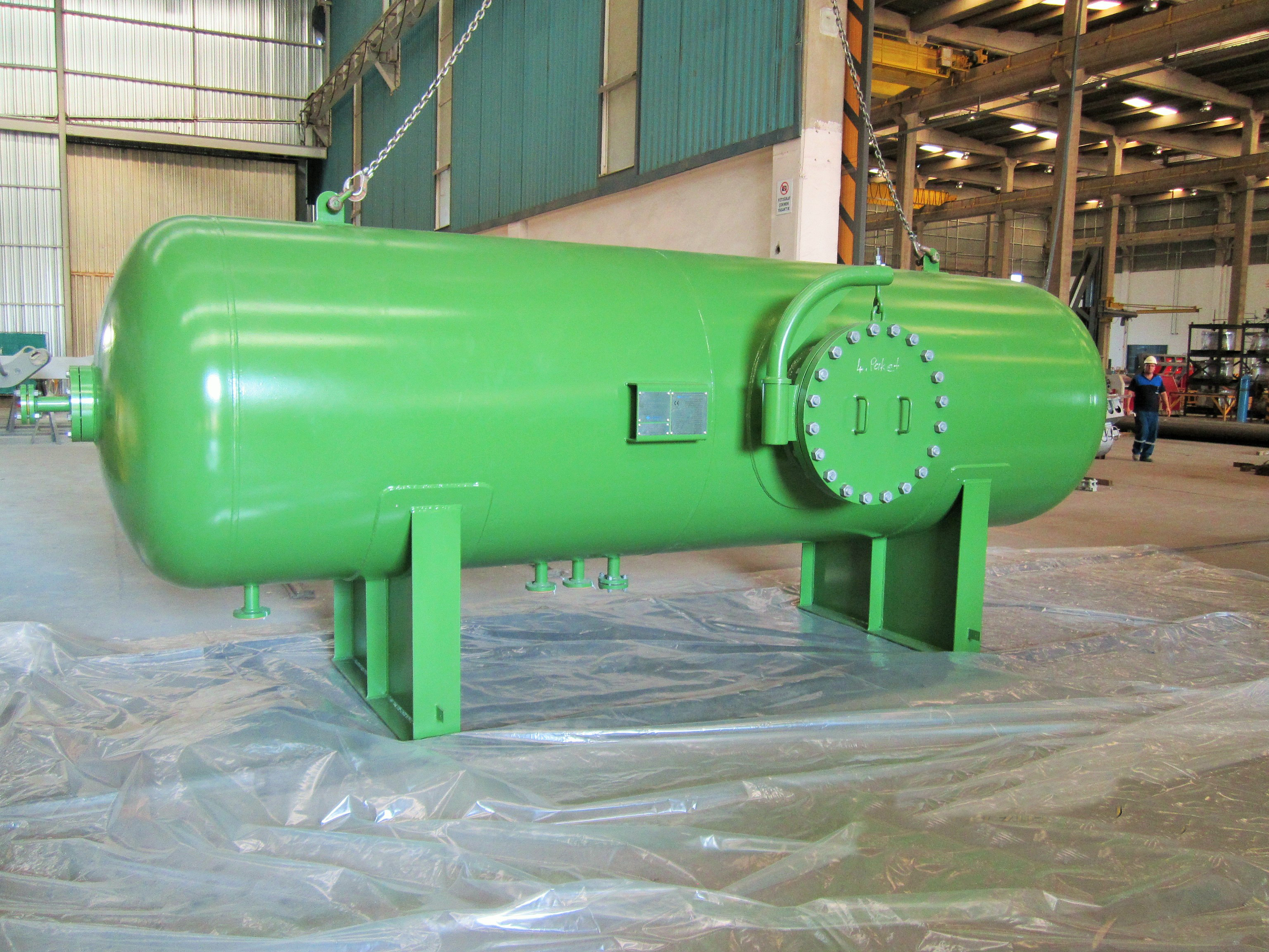 Boufarık Scgt 750 Mw Güç Santrali Fuel Gas Drain Collection Tank İmalatları