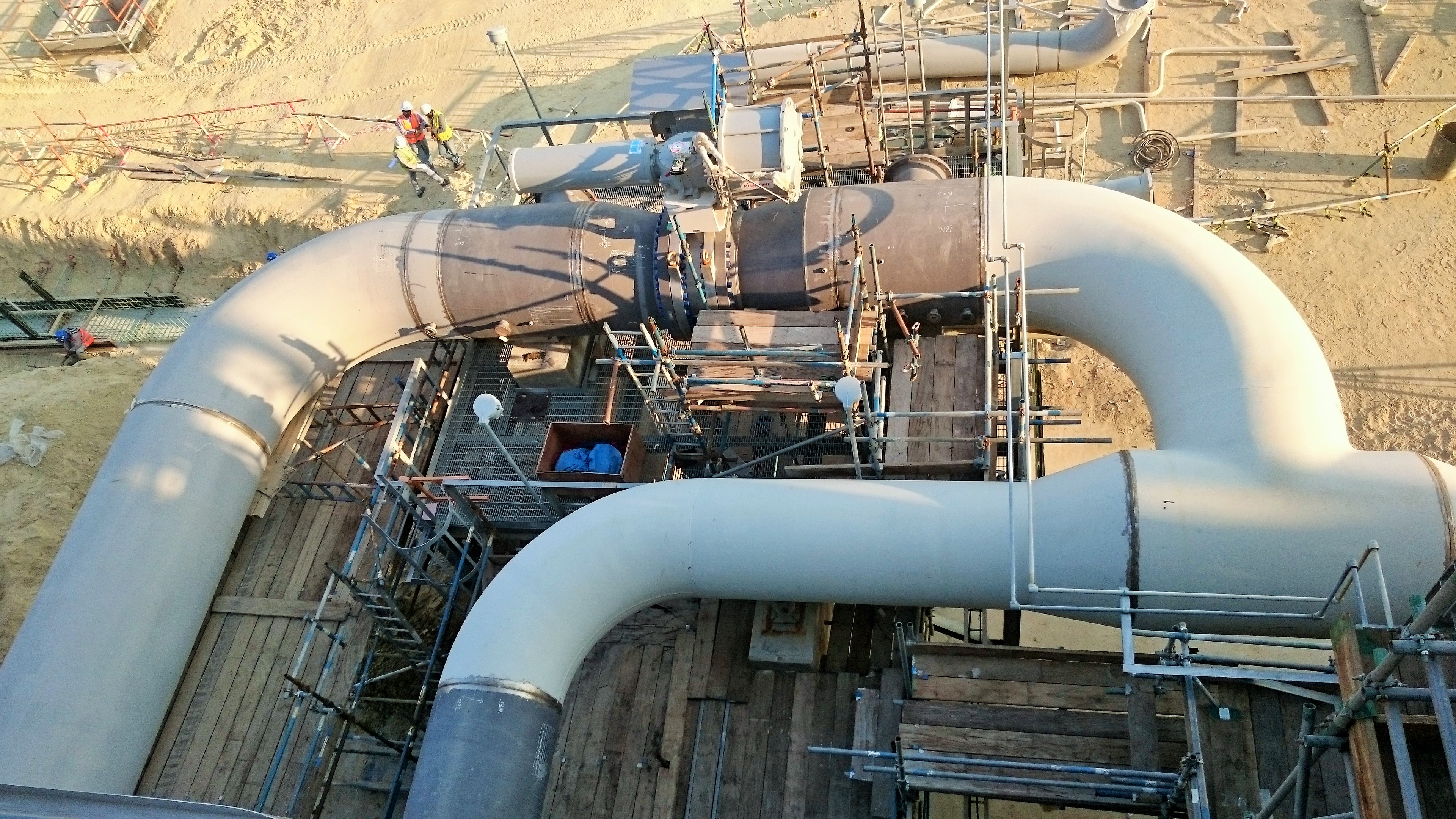 Propilen Oksit(Po) Proses Ünitesi  Yer Üstü Boru Montaj İşleri