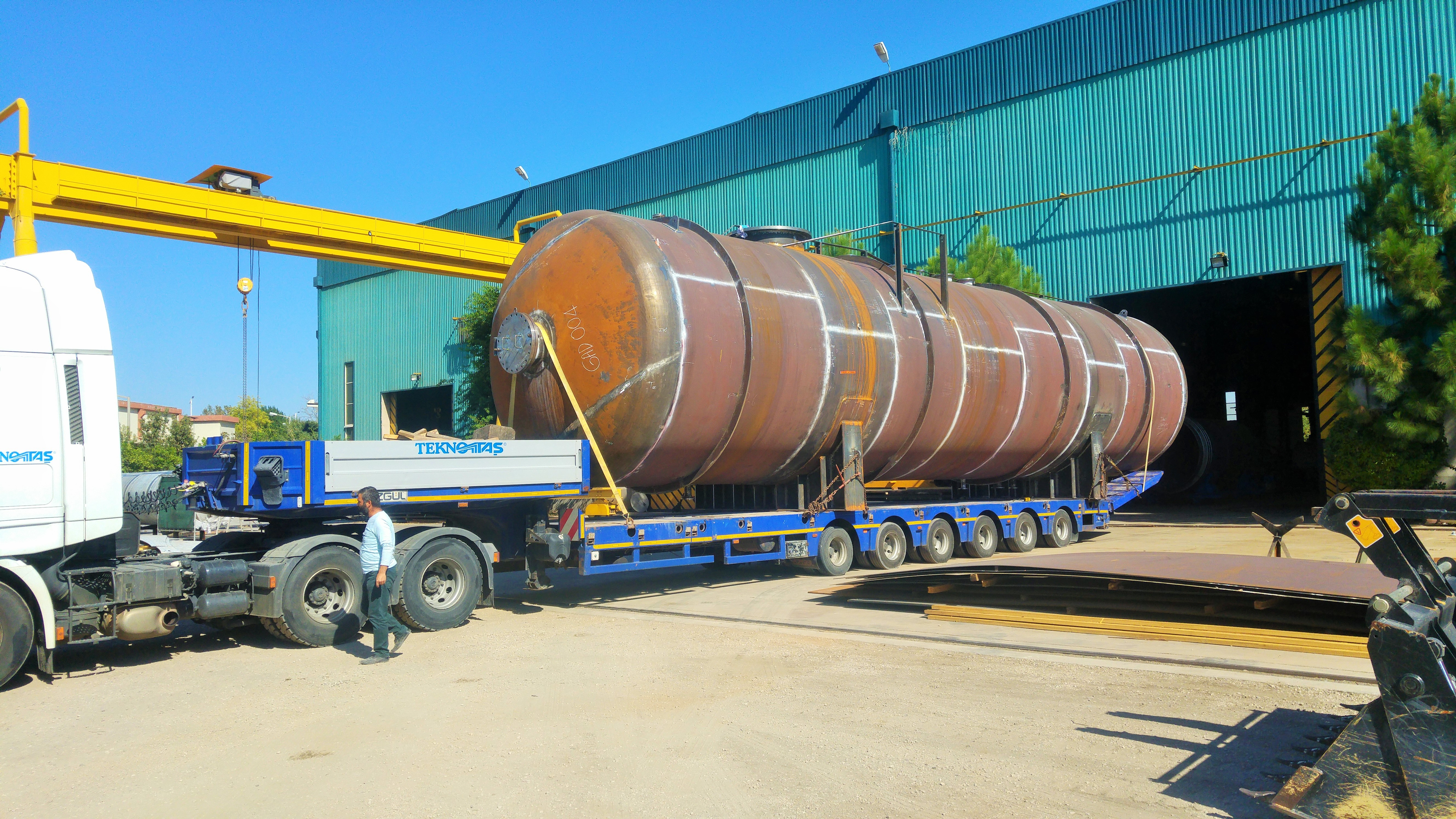 Eti Bakır Gübre Fabrikası, Sülfürik Asit Tesisi  Ekipman, Gaz Kanalları ve Şutlar İmalat ve Montaj İşleri