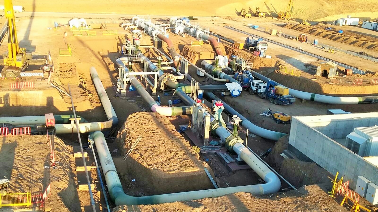 TANAP Trans Anatolian Doğalgaz Boru Hattı Projesi–  Lot 3/ Türkiye Blok Vana İstasyonları ve Pig İstasyonu Mekanik İşleri