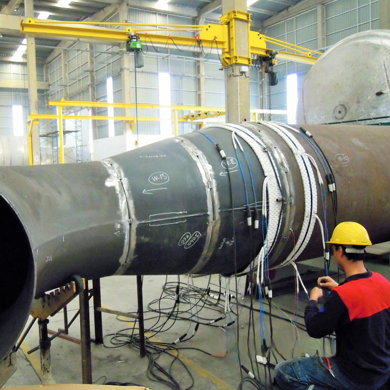 Bandırma Doğalgaz Kombine Çevrim Santrali HRH / IP Ve LP Buhar Sistemleri Boru Ön İmalatları