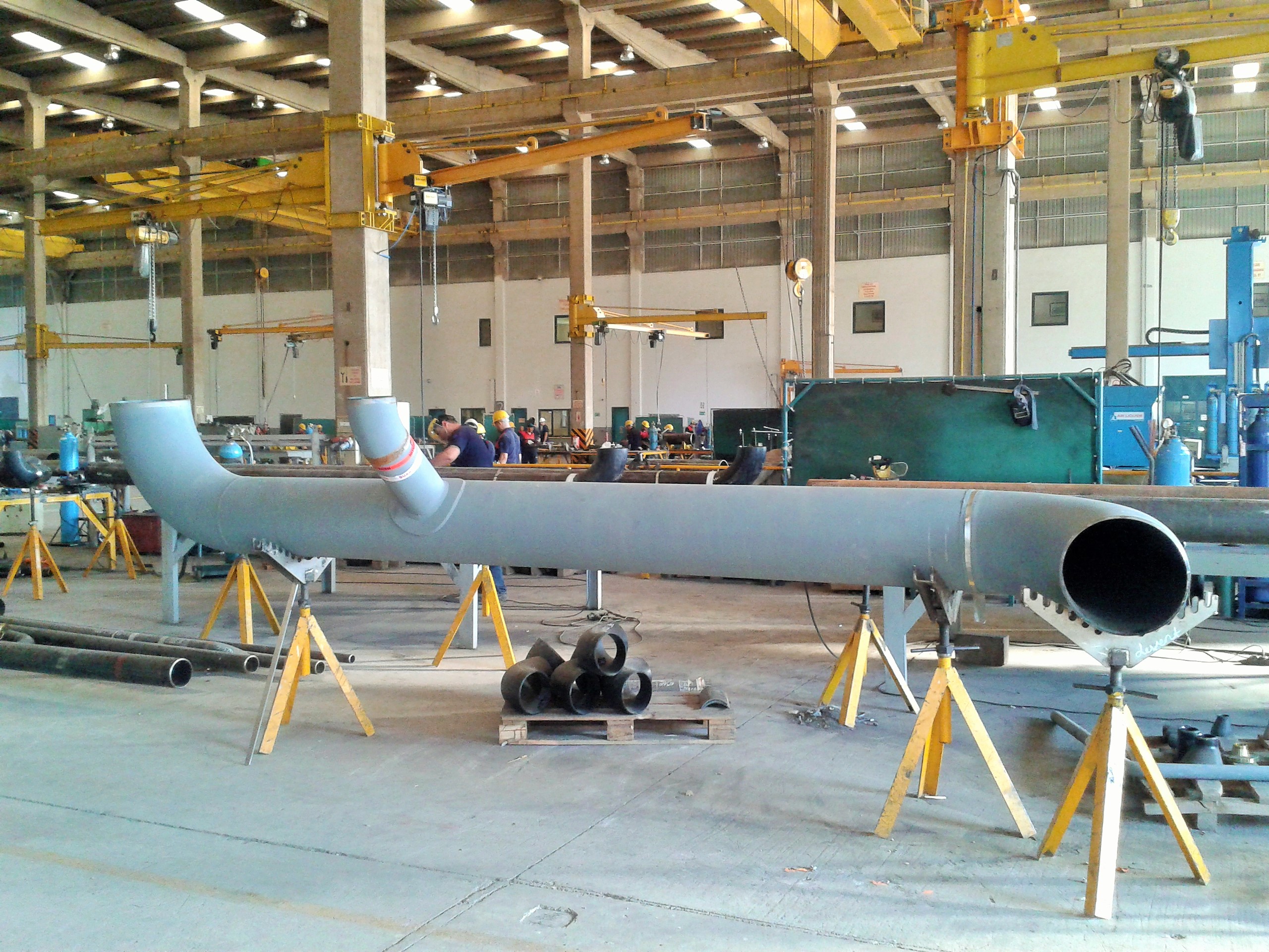 Erzin Kombine Çevrim Güç Santrali Projesi Boru Spool İmalatları