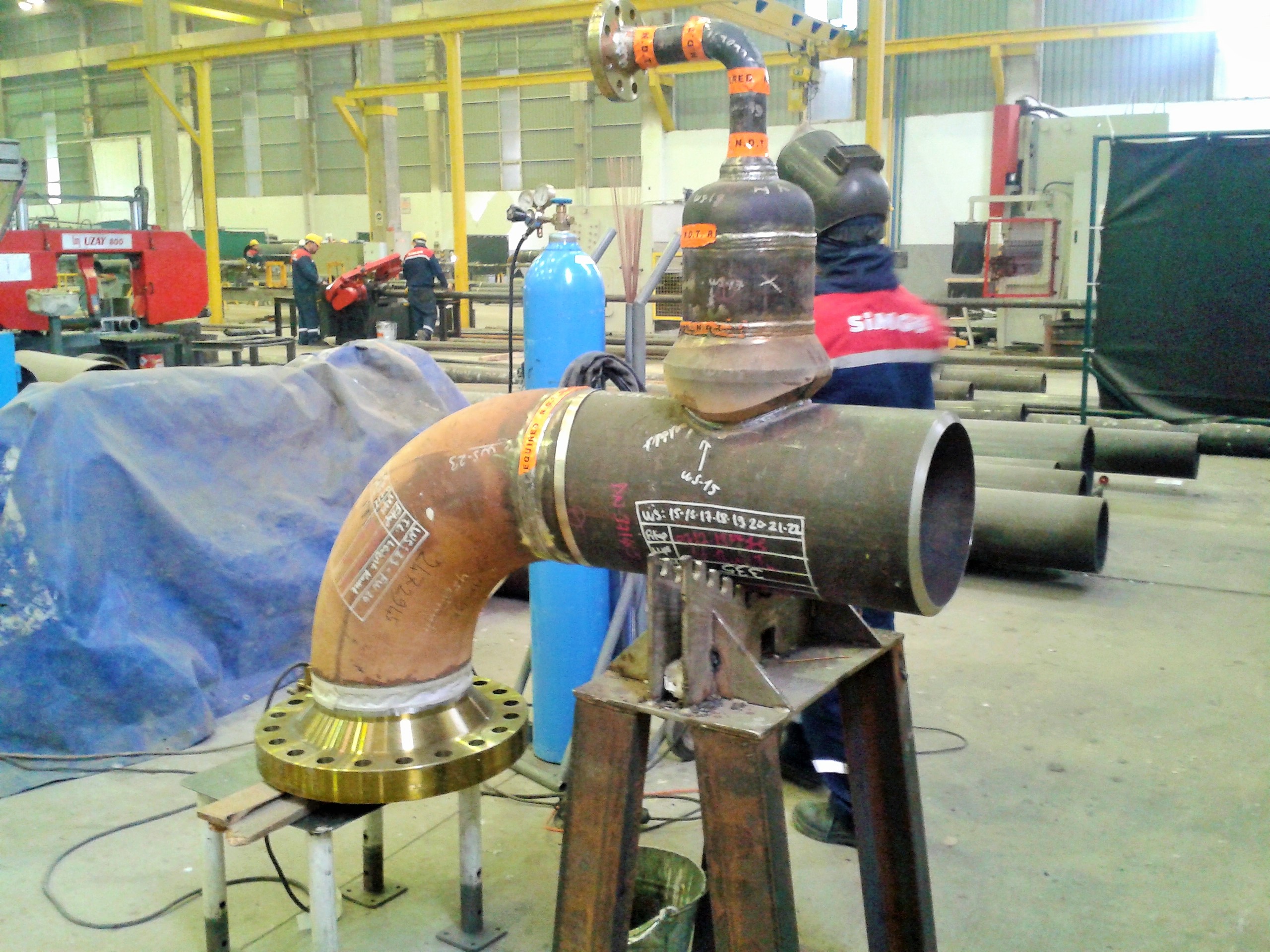 Tüpraş RUP Projesi Boru Spool İmalatları