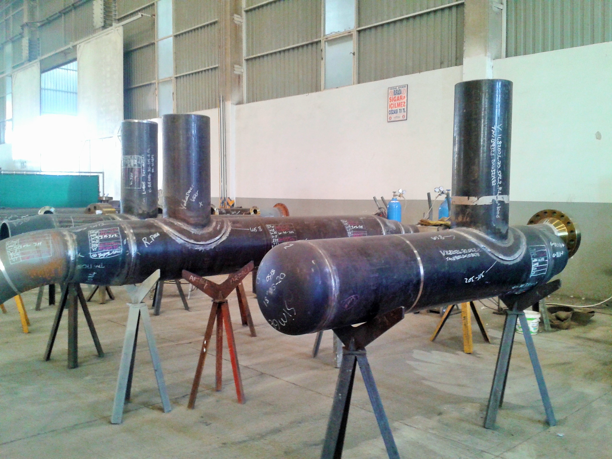 Tüpraş RUP Projesi Boru Spool İmalatları