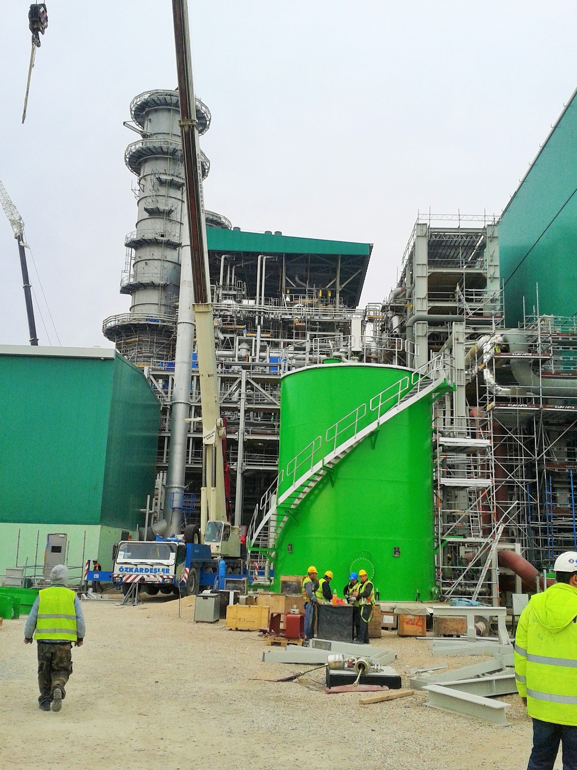 Erzin Kombine Çevrim Güç Santrali Projesi Boru Spool İmalatları