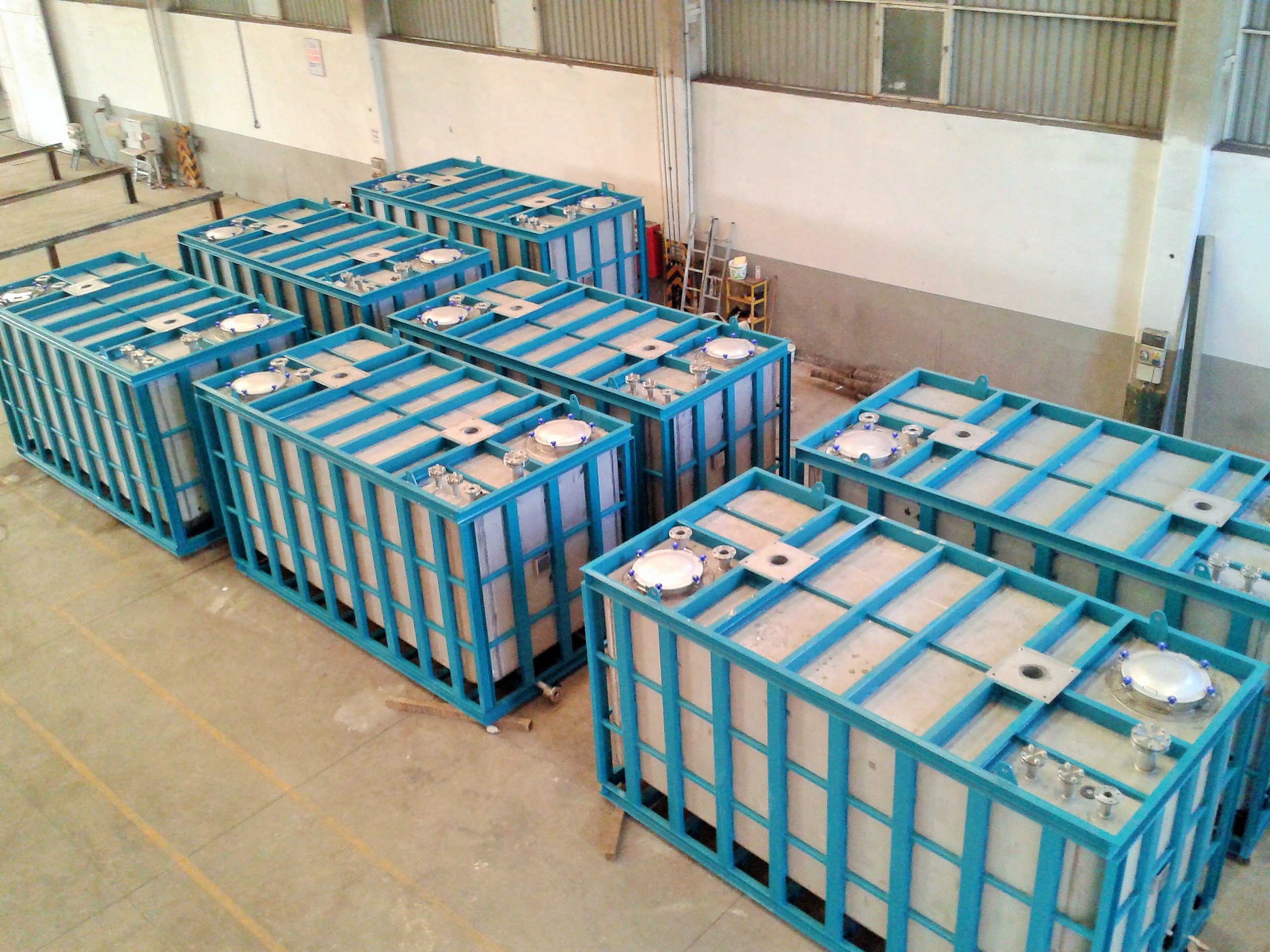 20m3 SS 304L Prizmatik Tank İmalatları