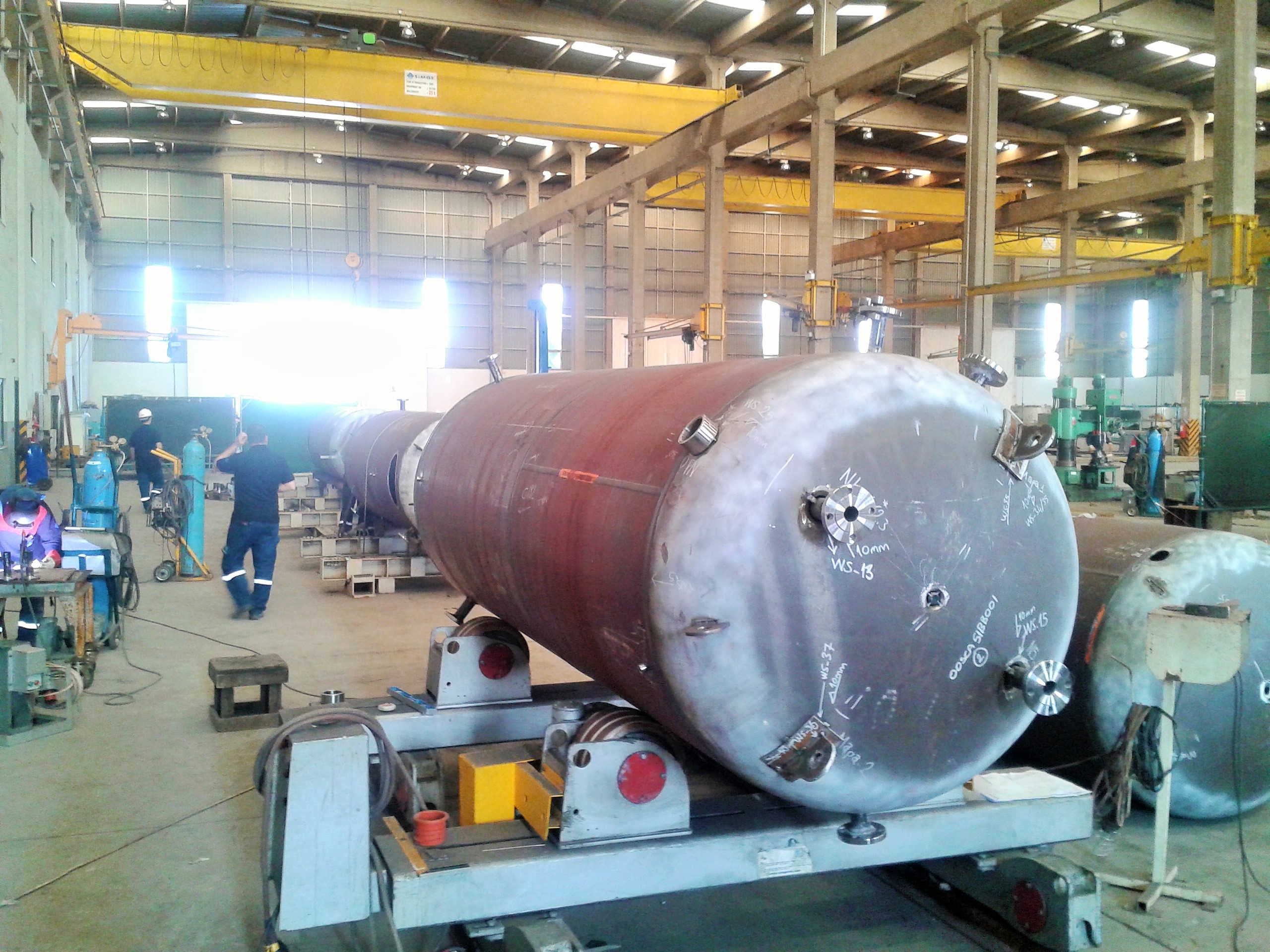 Boufarık Scgt 750 Mw Güç Santrali Fuel Gas Drain Collection Tank İmalatları