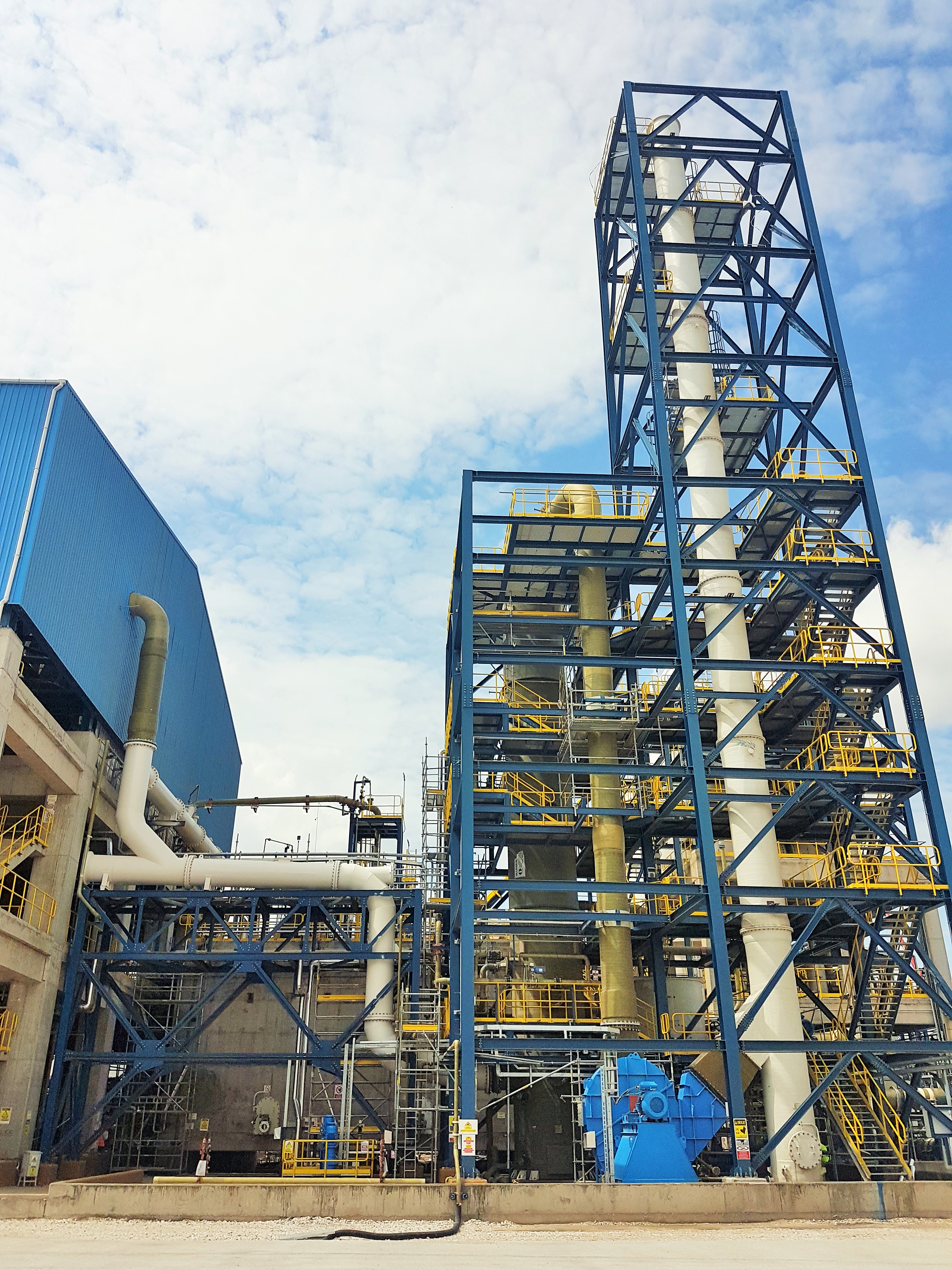 Eti Bakır Fosforik Asit Tesisi  Özel Paslanmaz Çelik Parçalar, Metal Besleme Hunileri (Hopper) ve Konsantre Bağlantı Boruları ve Kanalları İmalat ve Montaj İşleri