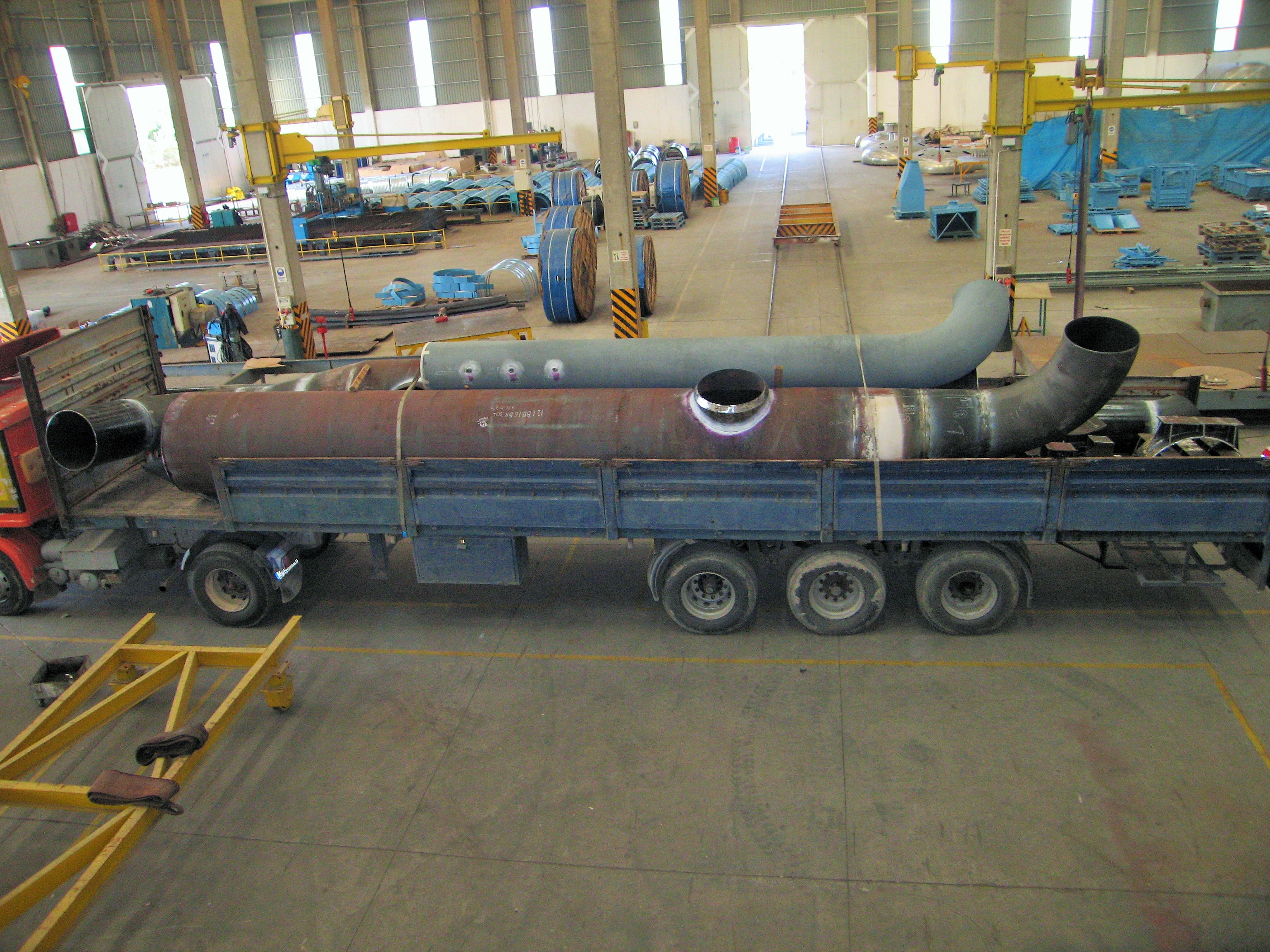 Bandırma Doğalgaz Kombine Çevrim Santrali HRH / IP Ve LP Buhar Sistemleri Boru Ön İmalatları