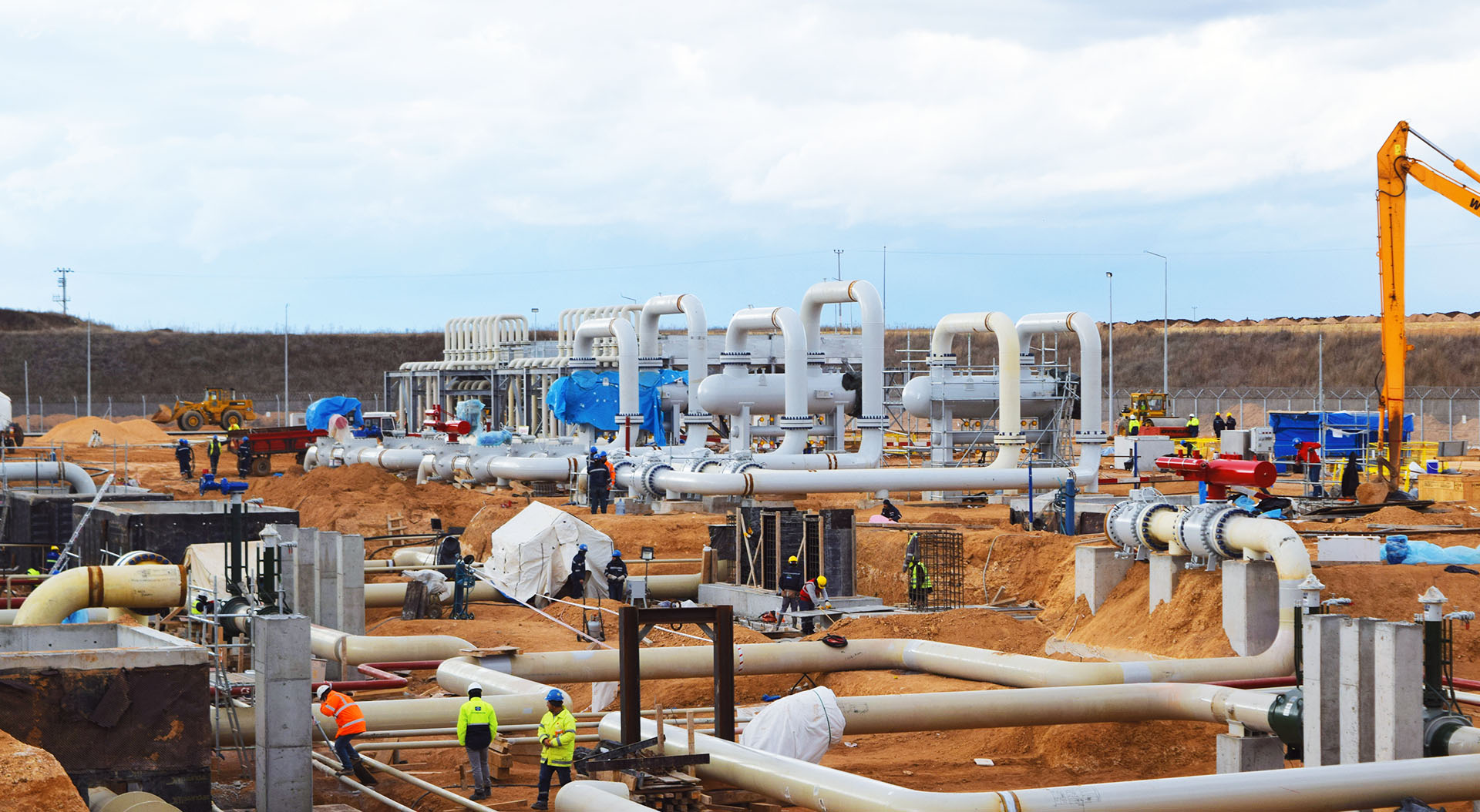 TANAP Trans Anatolian Doğalgaz Boru Hattı Projesi–  Kompresör Ve Ölçüm İstasyonları Borulama, Mekanik Ekipman Montajı ve Tank Montajı İşleri