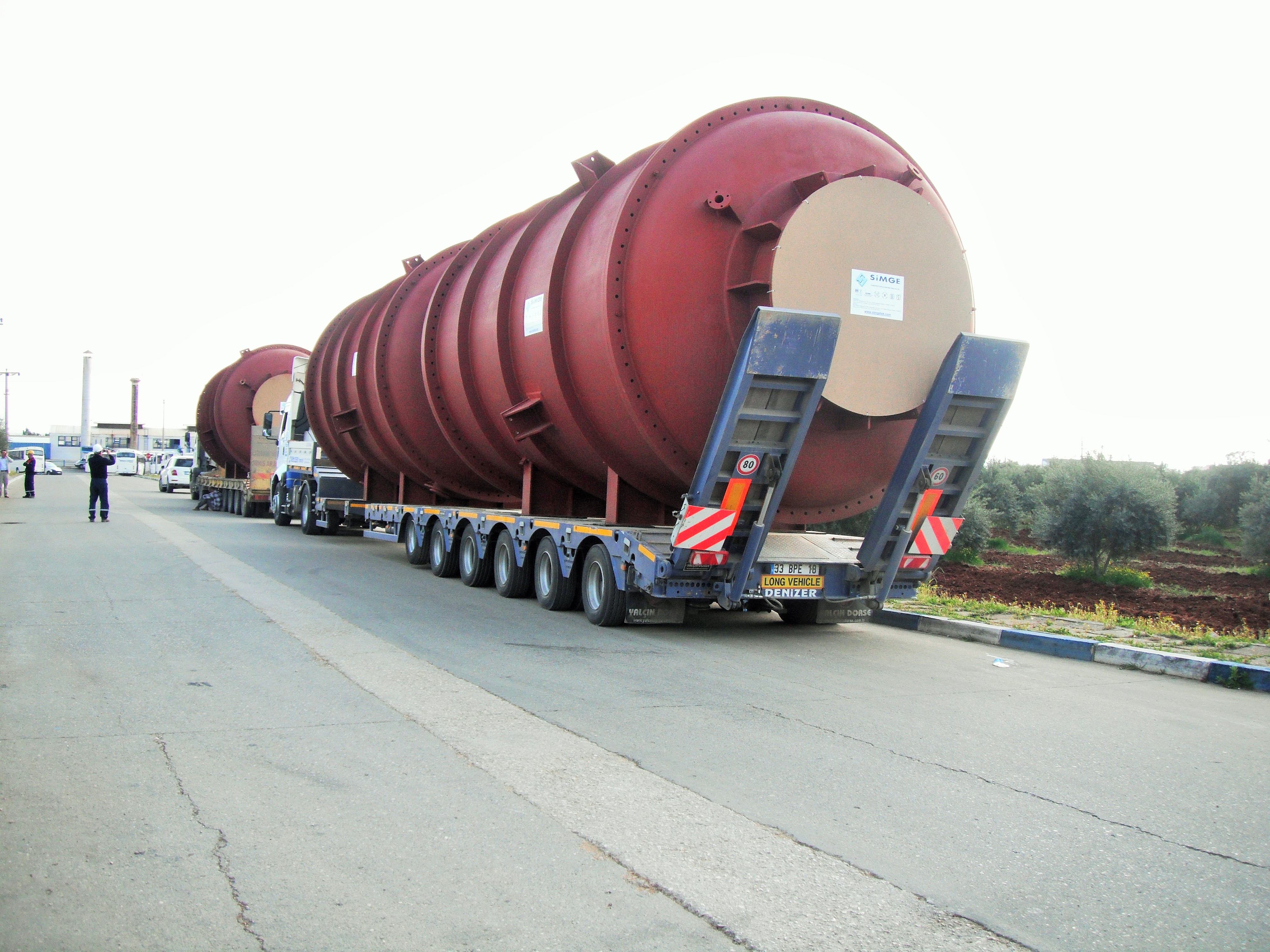 Fosforik Asit Tesisi  Basınçlı Tank Ön İmalat ve İmalatları