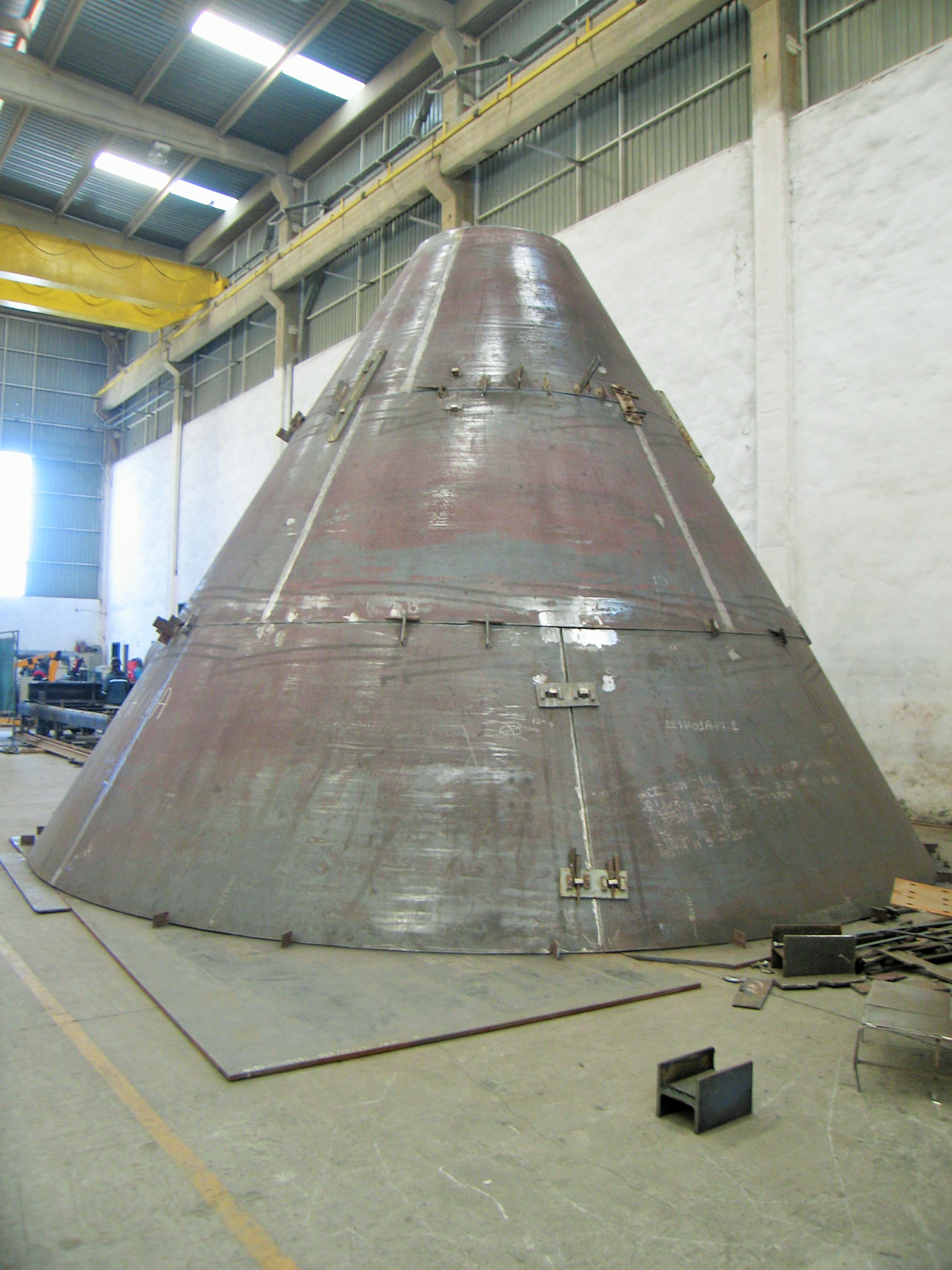 Fosforik Asit Tesisi  Basınçlı Tank Ön İmalat ve İmalatları