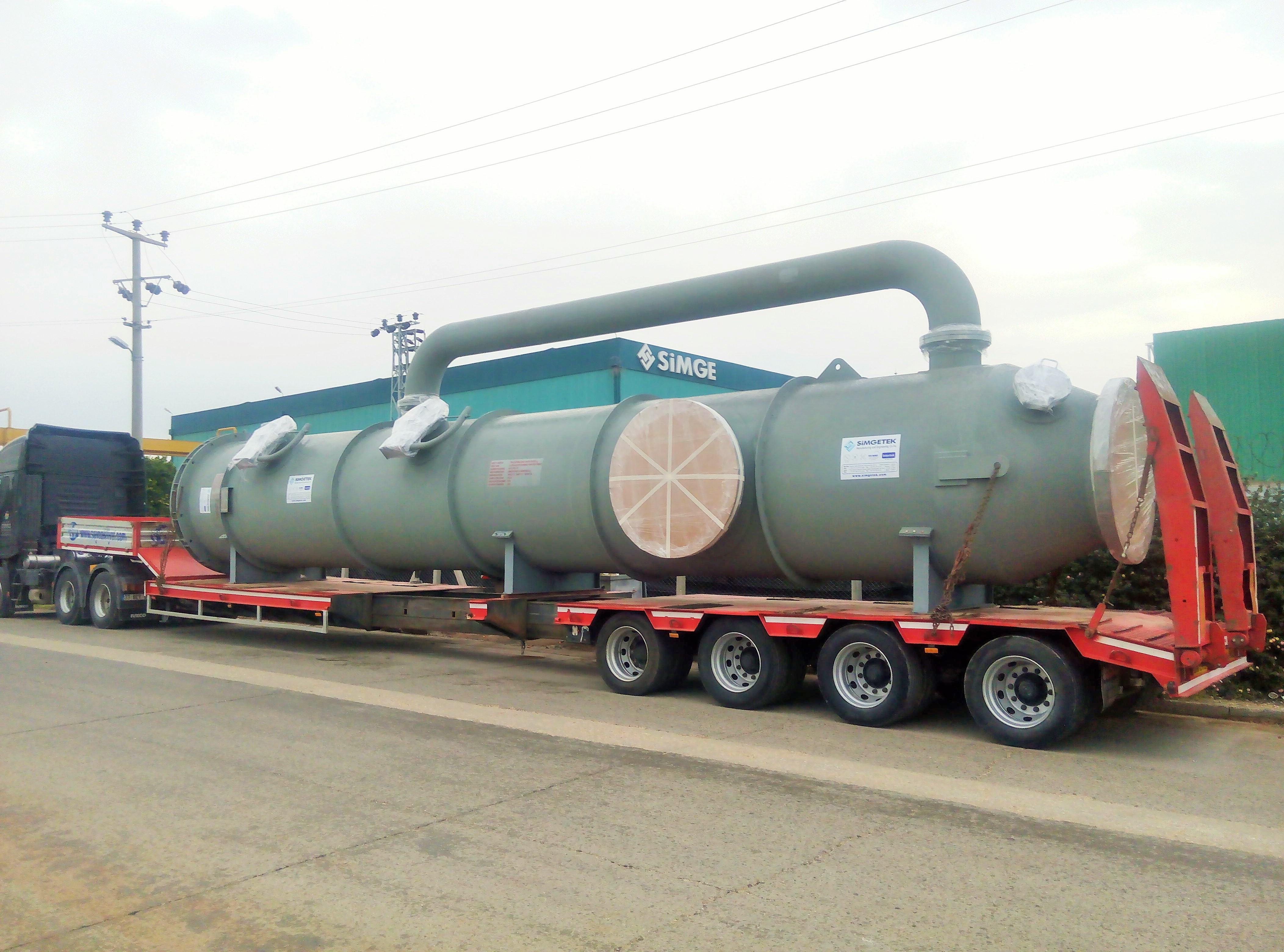 45 MW Alaşehir Jeotermal Enerji Santali HP & LP Separator ve Demister İmalatları