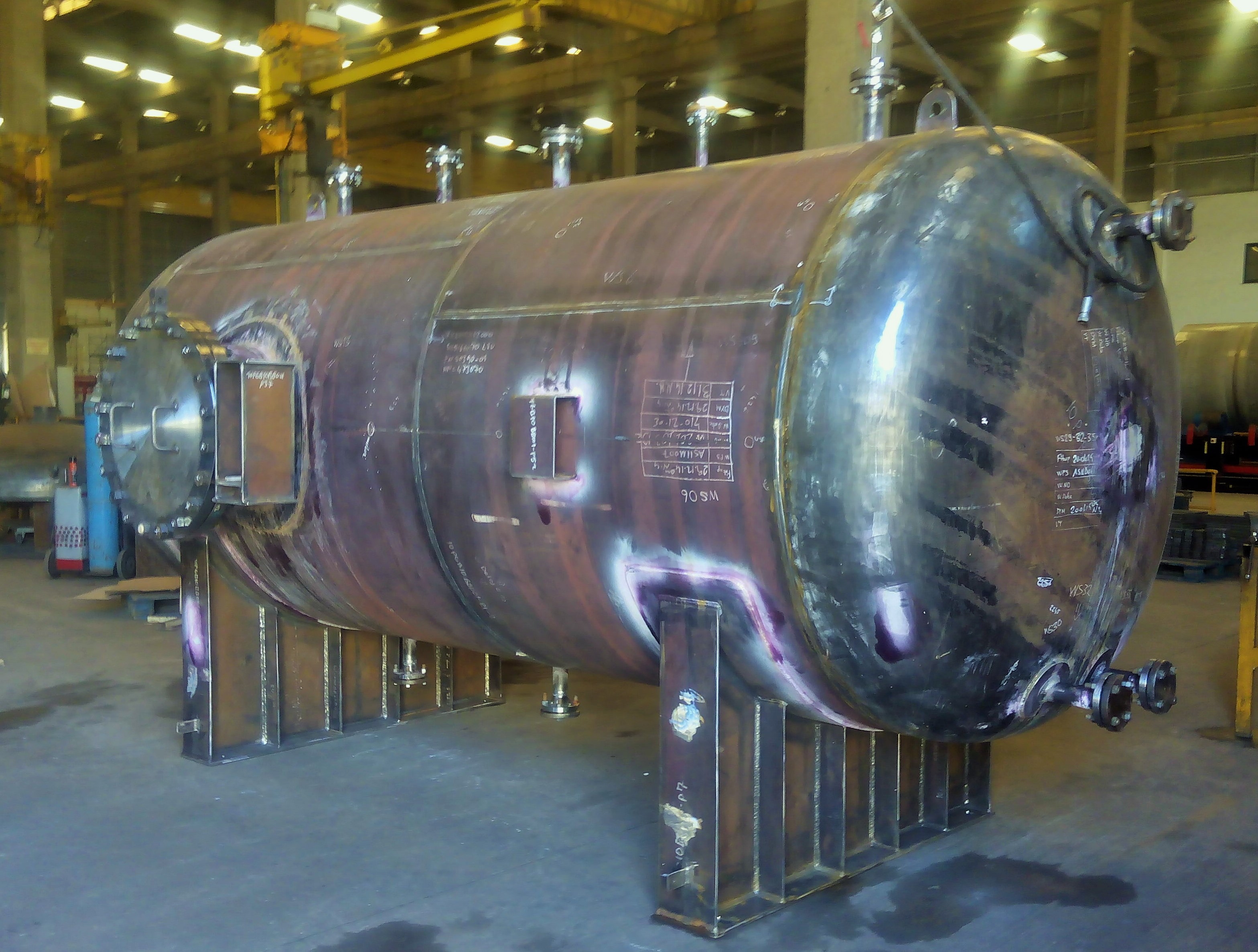 840 MW İç Anadolu Kombine Çevrim Güç Santrali Basınçlı Tank İmalatları