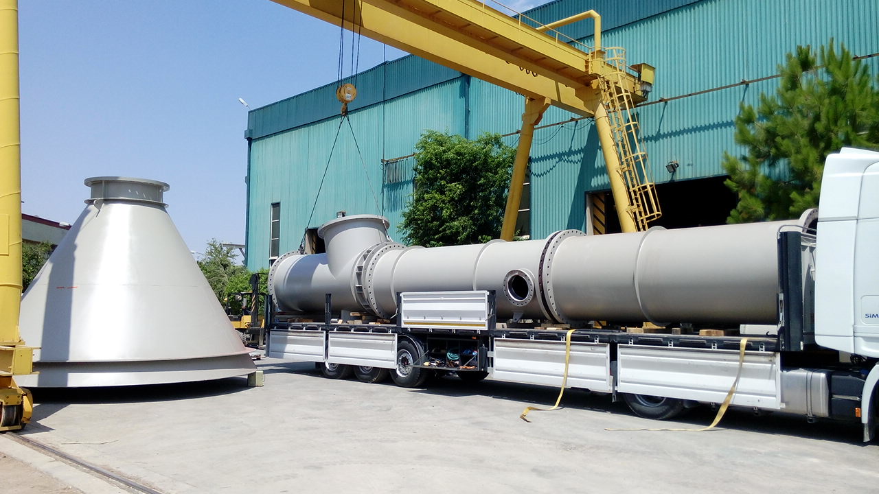 Eti Bakır Gübre Fabrikası, Fosforik Asit Tesisi Basınçlı Proses Ekipmanları İmalat ve Montaj İşleri