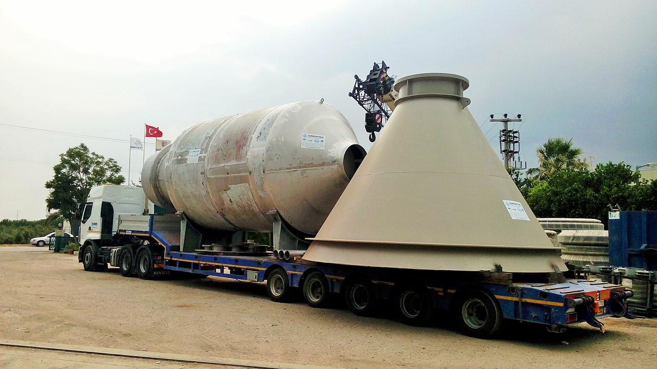 Eti Bakır Gübre Fabrikası, Fosforik Asit Tesisi Basınçlı Proses Ekipmanları İmalat ve Montaj İşleri