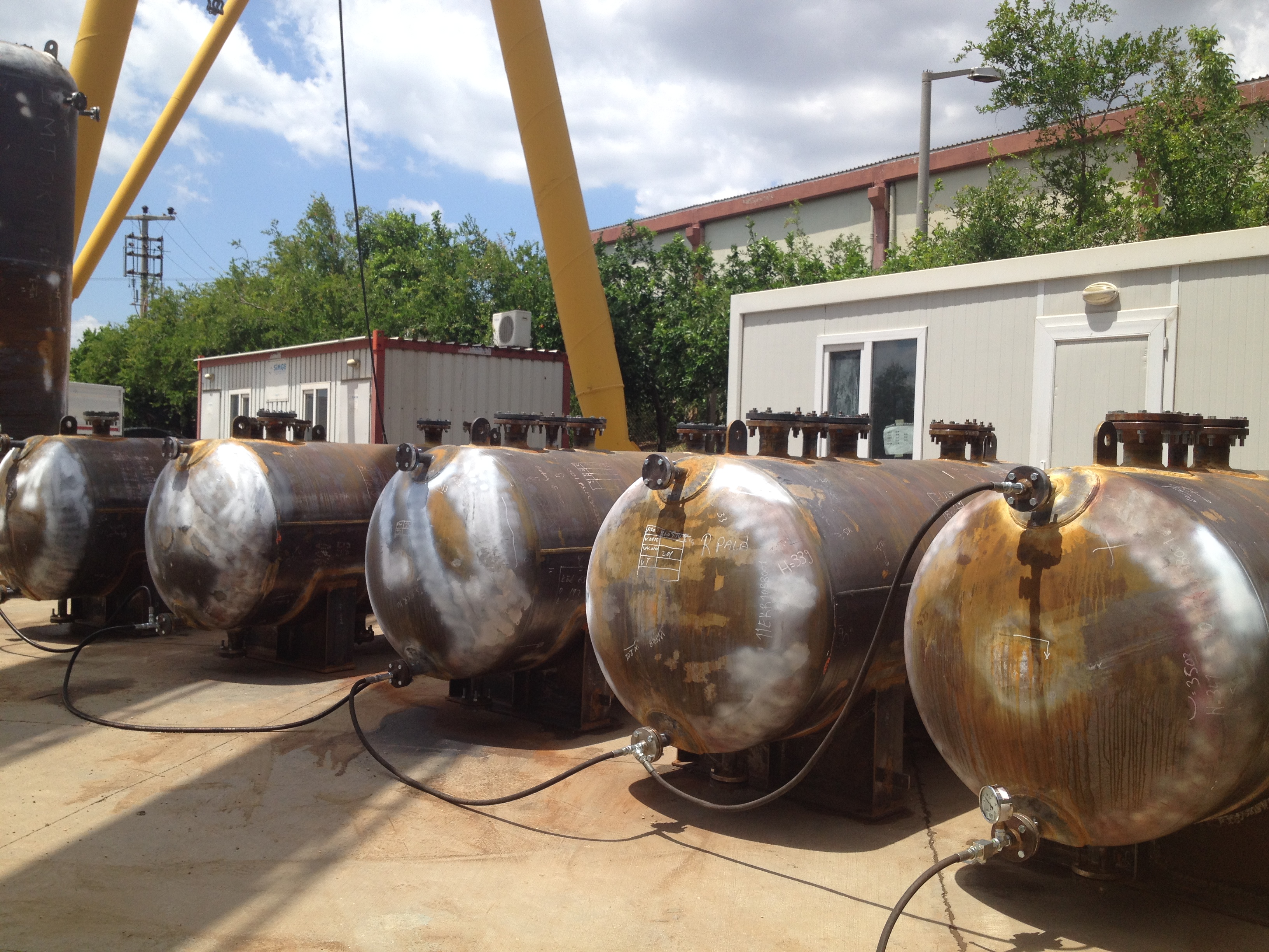 Boufarık Scgt 750 Mw Güç Santrali Fuel Gas Drain Collection Tank İmalatları