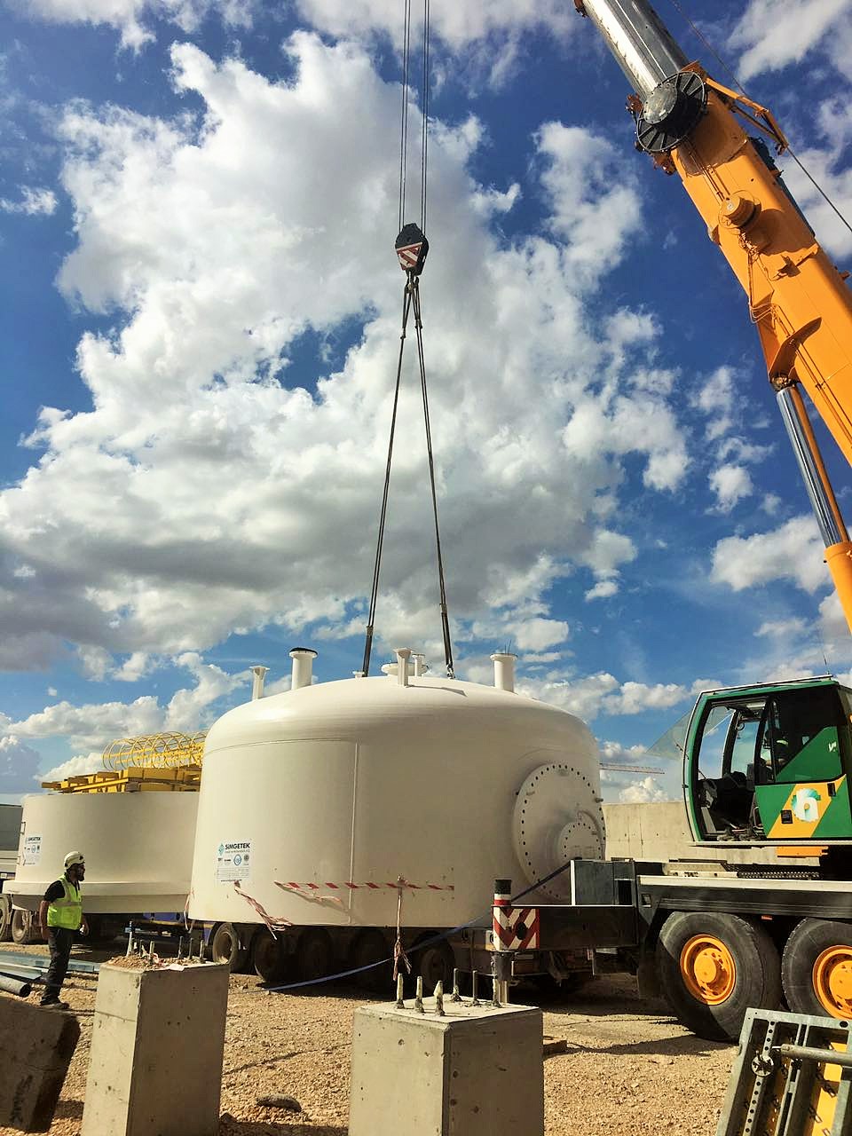 Eti Bakır Gübre Fabrikası, Fosforik Asit Tesisi  Basınçlı Proses Ekipmanları İmalat ve Montaj İşleri