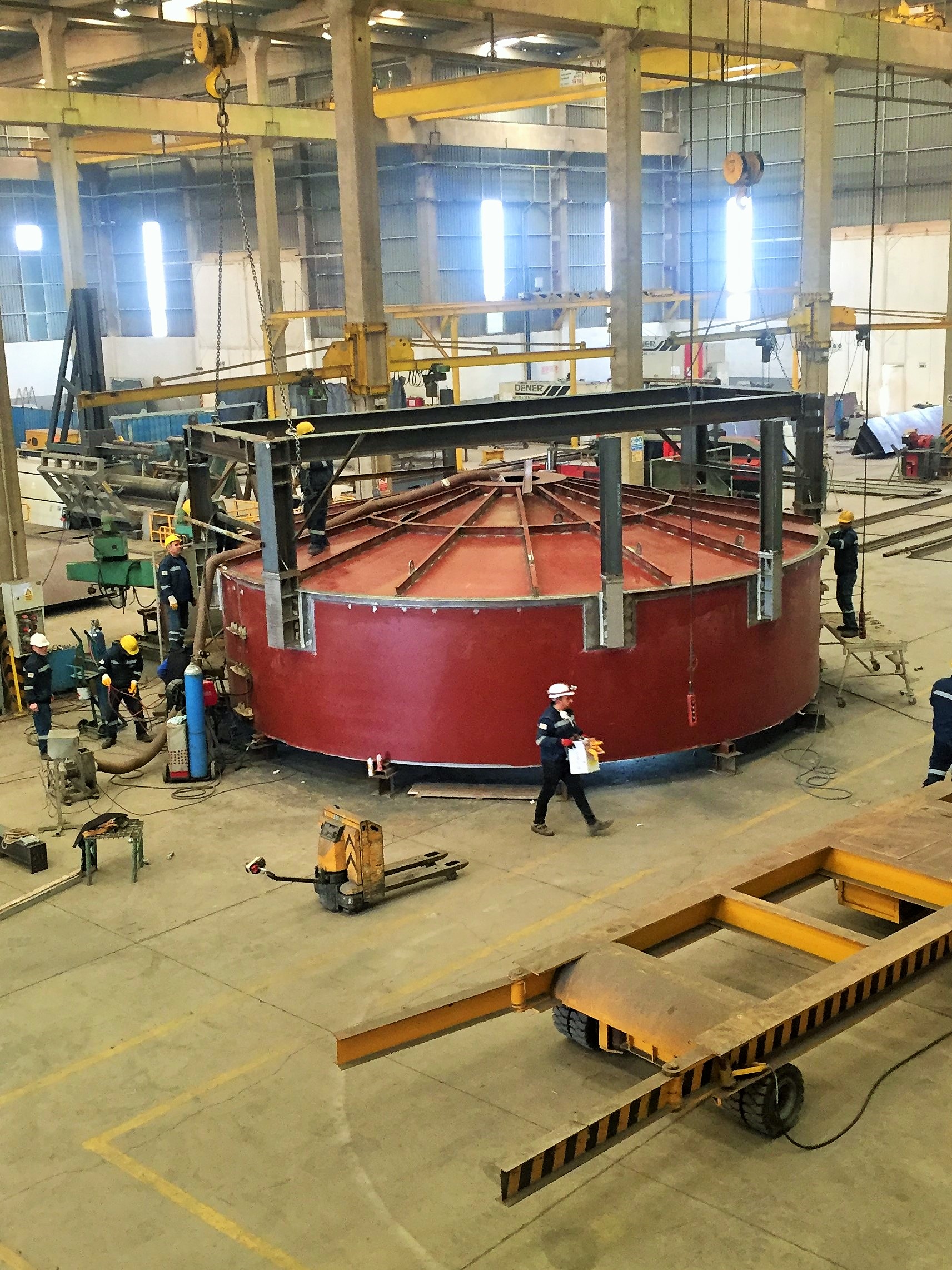 Eti Bakır Gübre Fabrikası, Fosforik Asit Tesisi Thickener ve Su Tankları İmalat ve Montaj İşleri