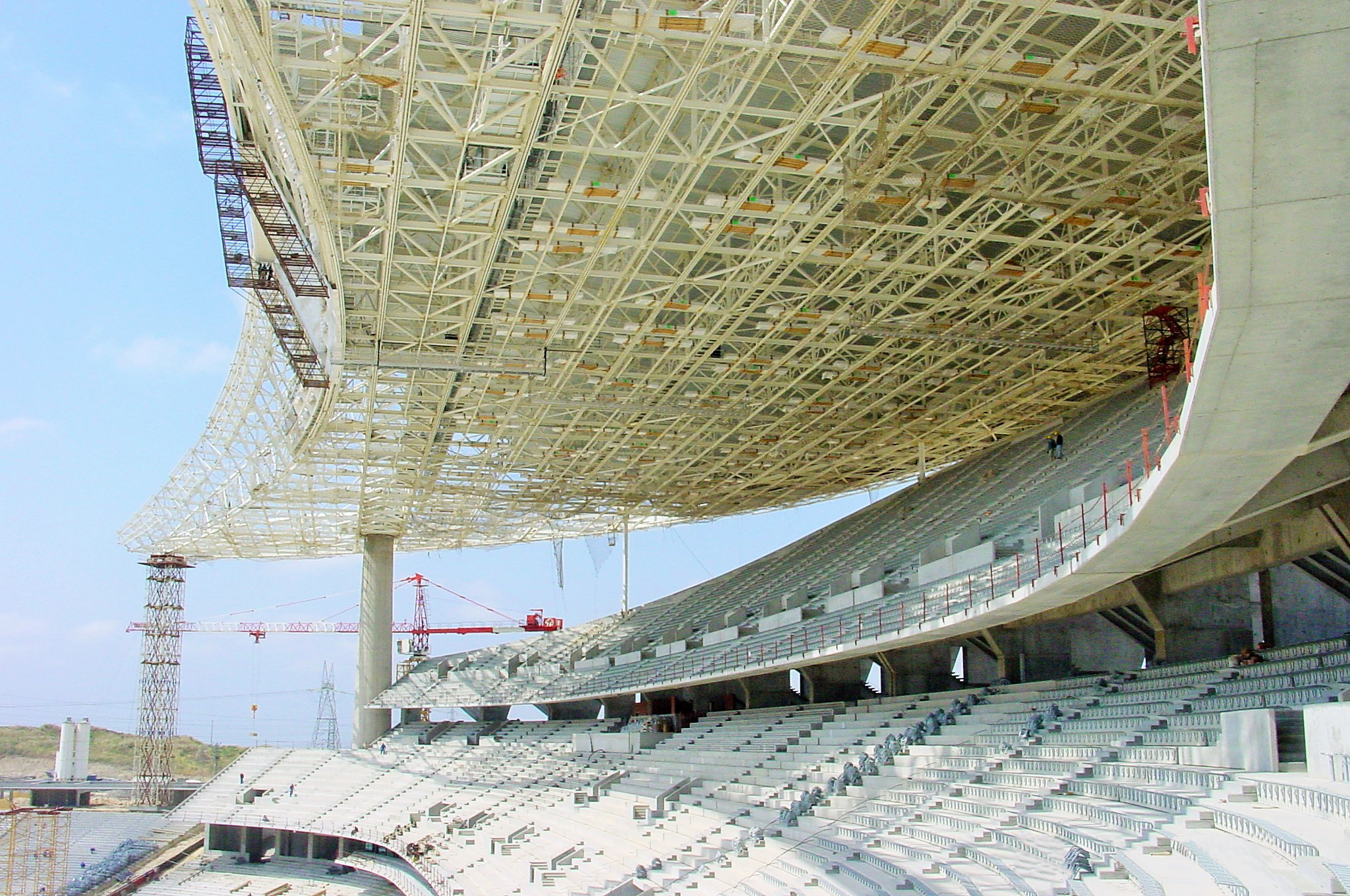 Olimpiyat Stadı Çelik Çatı Montajı