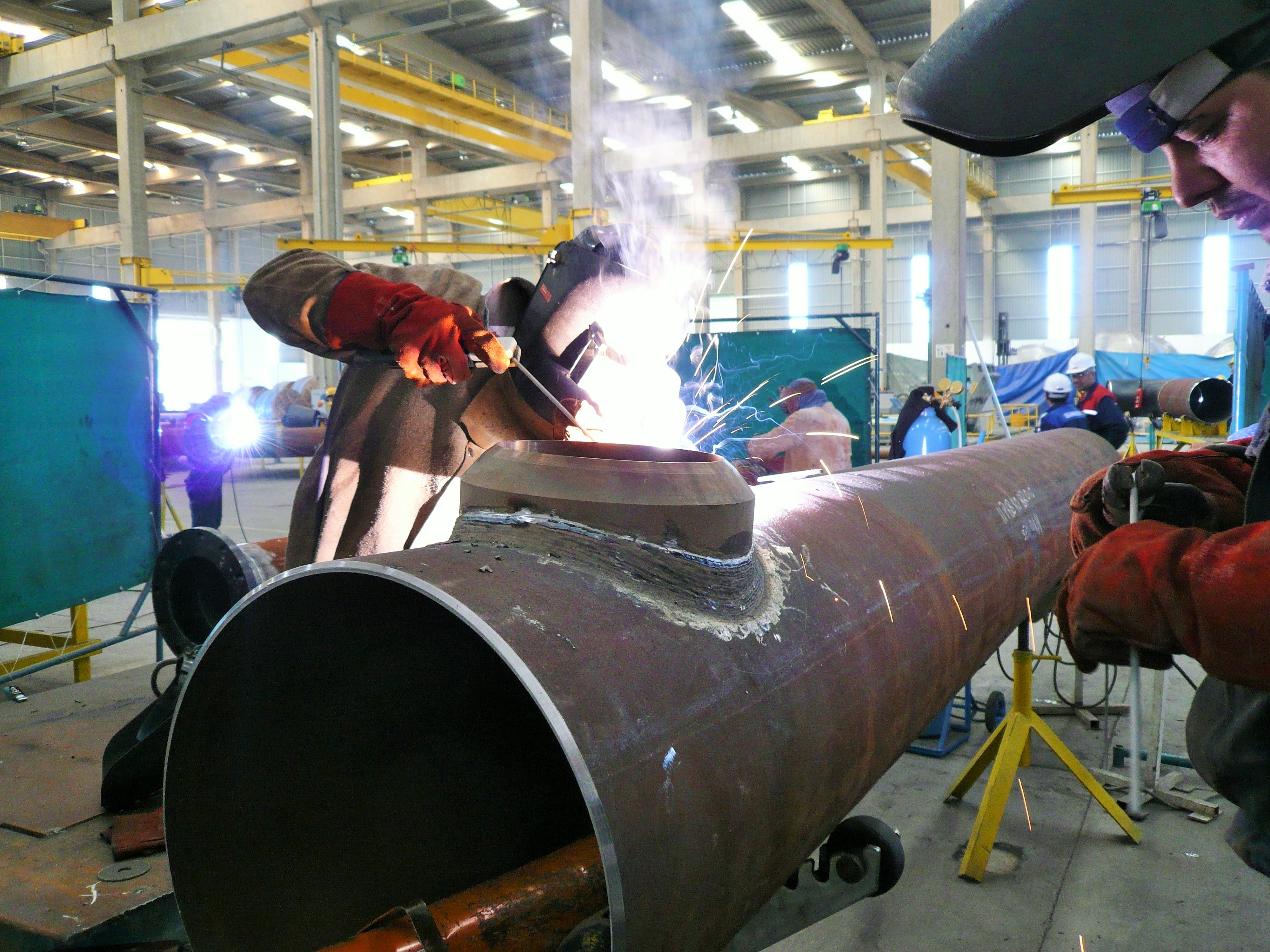 Bandırma Doğalgaz Kombine Çevrim Santrali Part 3, 5 Boru Spool İmalatları