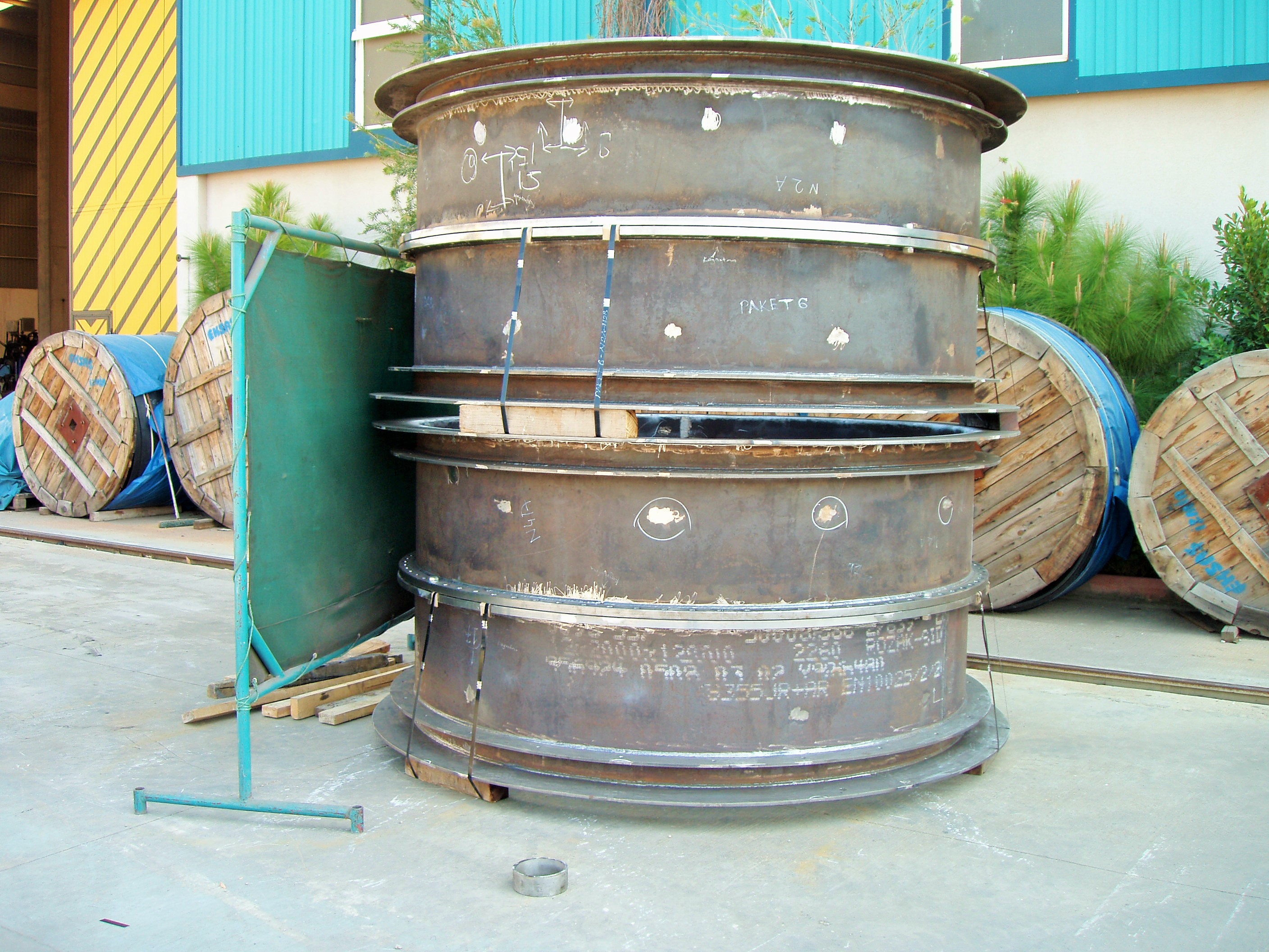 Fosforik Asit Tesisi Attack & Digestion Tankları Gömülü Parçaları İmalatı