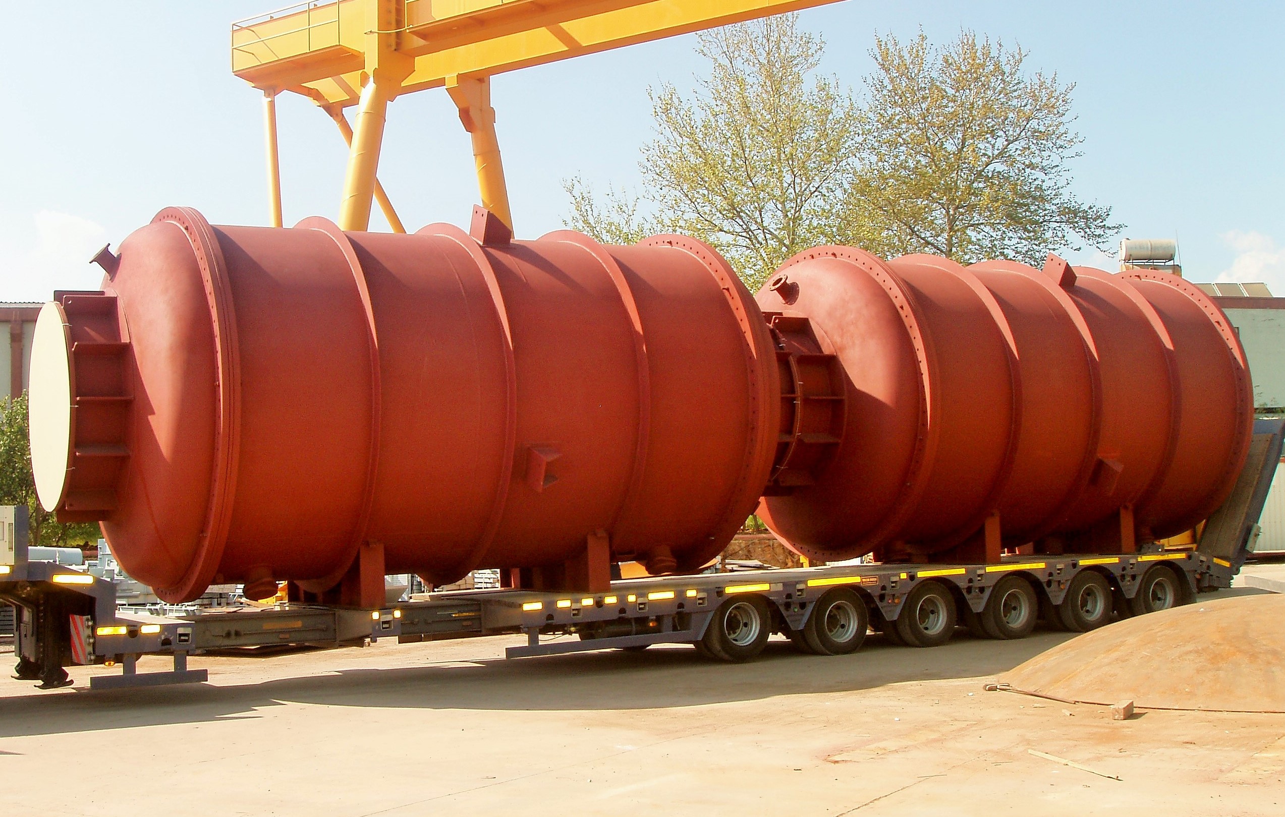 Fosforik Asit Tesisi  Basınçlı Tank Ön İmalat ve İmalatları