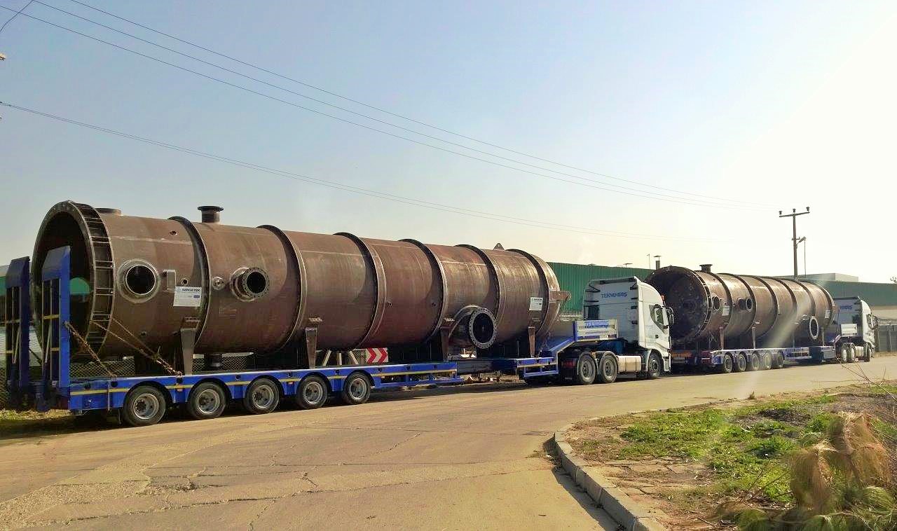 45 MW Alaşehir Jeotermal Enerji Santali HP & LP Separator ve Demister İmalatları